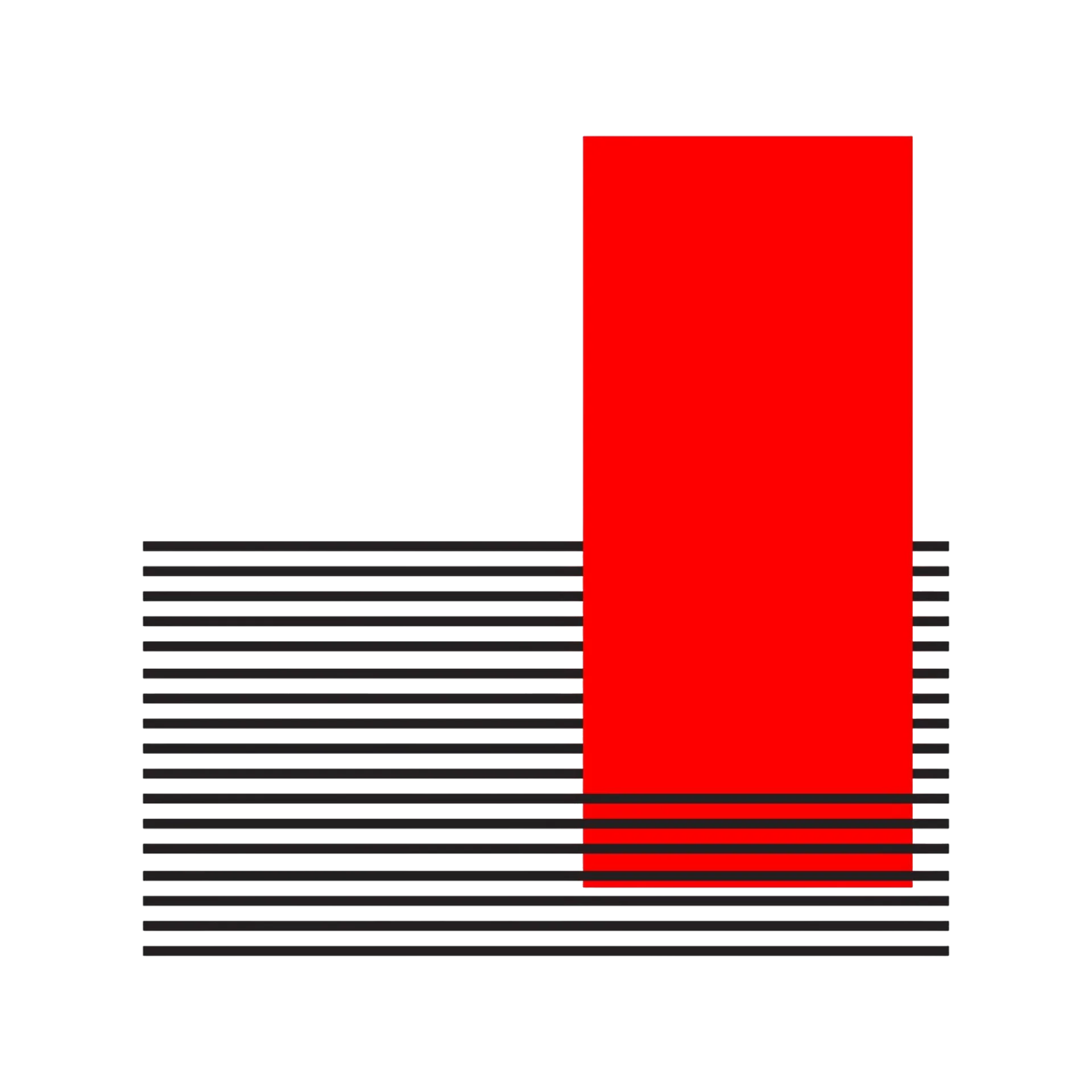 red abstract background with stripes lines vector illustration